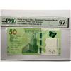 Image 4 : Hong Kong Stardard Chartered Bank 50 dollars, 2018, Lot of 4, P-303a PMG 66 and 67EPQ