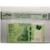 Image 2 : Hong Kong Stardard Chartered Bank 50 dollars, 2018, Lot of 4, P-303a PMG 67EPQ