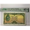 Image 1 : Ireland 1 Pound, 1976, P-64d PMG 67EPQ*