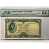 Image 1 : Ireland Republic Central Bank 1 Pound, 1971-75, P-64c PMG 64EPQ