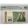 Image 1 : Ireland Republic Central Bank 1 Pound, 1978-81, P-70b PMG 65EPQ