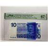 Image 1 : Netherlands 10 Gulden, 1968, P-91b PMG 67EPQ