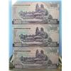 Image 2 : North Korea 5000 Won, ND, Uncut Sheet