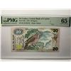 Image 1 : Sri Lanka Central Bank Ceylon 20 Rupees, 1979, P-86a PMG 65EPQ