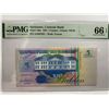 Image 1 : Suriname Centrale Bank 5 Gulden, 1991, P-136a PMG 66EPQ