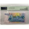 Image 2 : Suriname Centrale Bank 5 Gulden, 1991, P-136a PMG 66EPQ