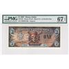Image 1 : USA, Disney Dollar, 2007, DIS139 Pirates of Caribbean PMG 67EPQ