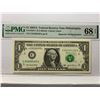 Image 1 : USA, Federal Reserve Note Philadelphia 1 dollar, 2003A, Fr#1930-C Repeater PMG 68EPQ
