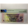 Image 2 : Zimbabwe Reserve Bank 5 dollars, 2019, P-102a PMG 67EPQ