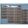 Image 1 : 20 Uncut sheet 1979 China Szechuan Provinical food Coupon