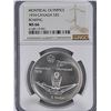 Image 1 : Canada, $5 dollars silver coin, 1974, Montreal Olympics, Rowing, NGC MS66