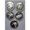 Image 1 : Canada $20, Calgary Winter Olympics Silver Proof Coin Set of 5