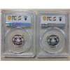 Image 2 : China, People's Republic silver proof Medal, 2016, Monkey Ag 5g, PCGS PR68DCAM, Lot of 2