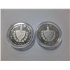 Image 2 : Cuba 10 Pesos, 1992 and 1996, silver coin, Set of 2