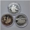 Image 1 : Cuba, 10 Pesos, Anniversary silver coin set of 3