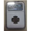 Image 2 : India, 1/4 Rupee, silver coin, 1940 B, NGC AU58