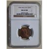 Image 1 : Malaya, 1 cent bronze coin, 1956, NGC MS65RD