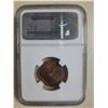 Image 2 : Malaya, 1 cent bronze coin, 1961, NGC MS64RB