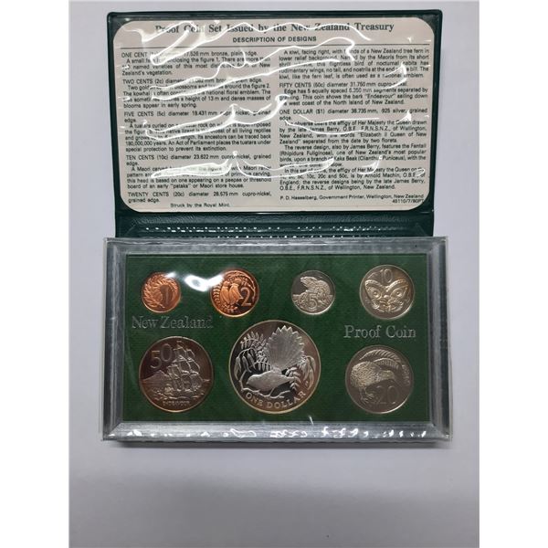 New Zealand Coin Issue Proof Set, 1980