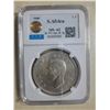 Image 1 : South Africa 5 S, silver coin, 1948, CCG MS63
