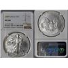 Image 1 : USA Eagle, $1 dollar, 1oz silver coin, 2009, NGC MS68