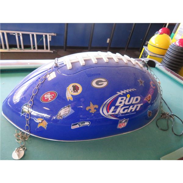 Bud Light Football Pool Table Light