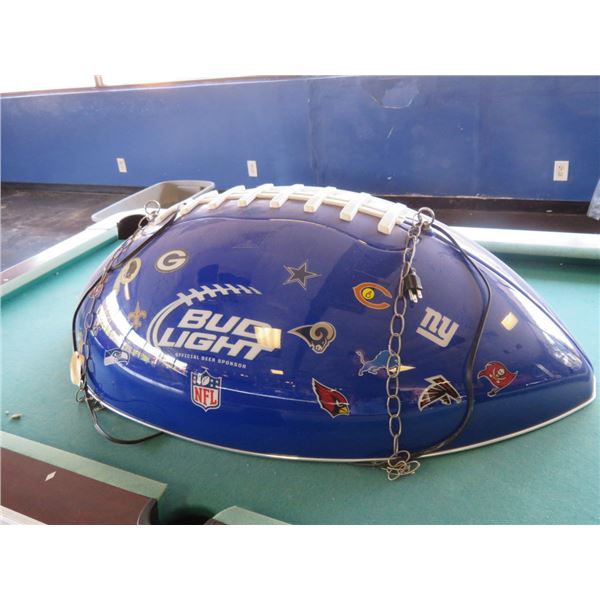 Bud Light Football Pool Table Light