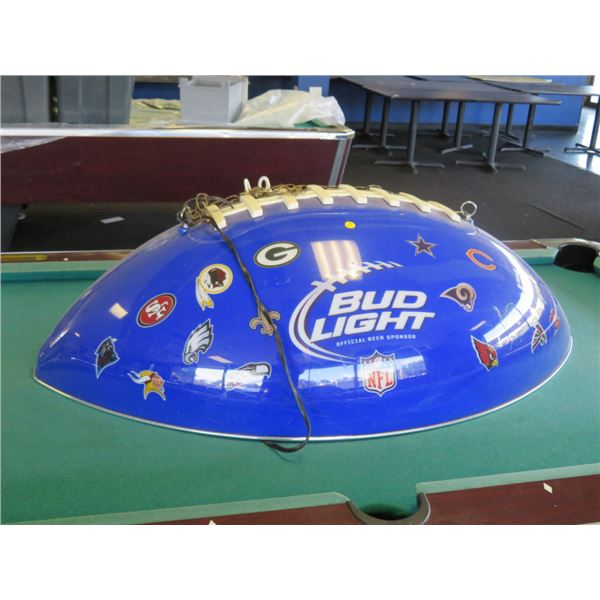 Bud Light Football Pool Table Light