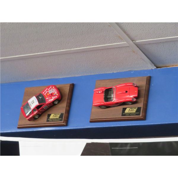 12-Model Car On Plaque - 12 X $