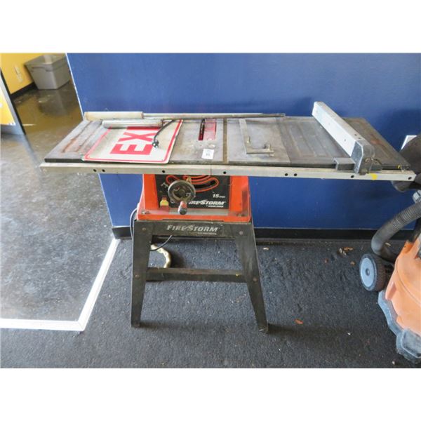 Firestorm Black & Decker Table Saw