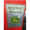 Image 1 : John Deere Reserved Parking Diamond Plate Sign