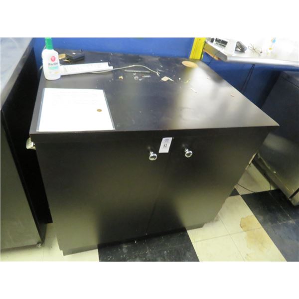 Black Storage Cabinet