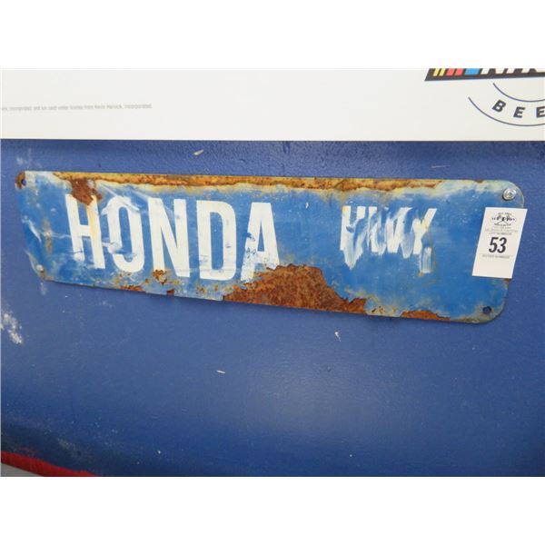Honda HWY Street Sign