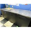 Image 1 : True 8' 3 Door Keg Cooler (No Tap Heads)