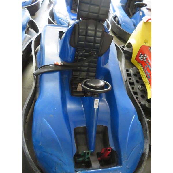 Single Rider Gas Go Kart (Blue) - 9 HP