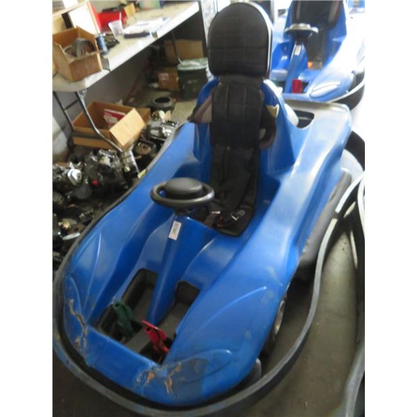 Single Rider Gas Go Kart (Blue) - 9 HP