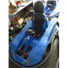 Image 1 : Single Rider Gas Go Kart (Blue) - 9 HP