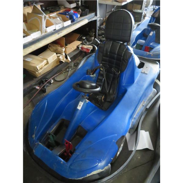 Single Rider Gas Go Kart (Blue) - 9 HP