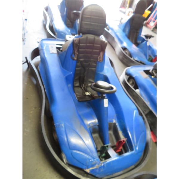 Single Rider Gas Go Kart (Blue) - 9 HP