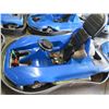 Image 1 : Single Rider Gas Go Kart (Blue) - 9 HP