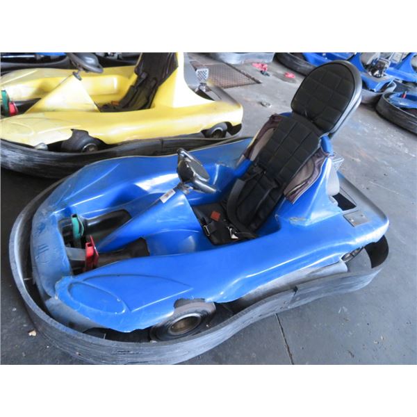 Single Rider Gas Go Kart (Blue) - 9 HP