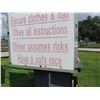 Image 2 : Track Safety Marquis Sign