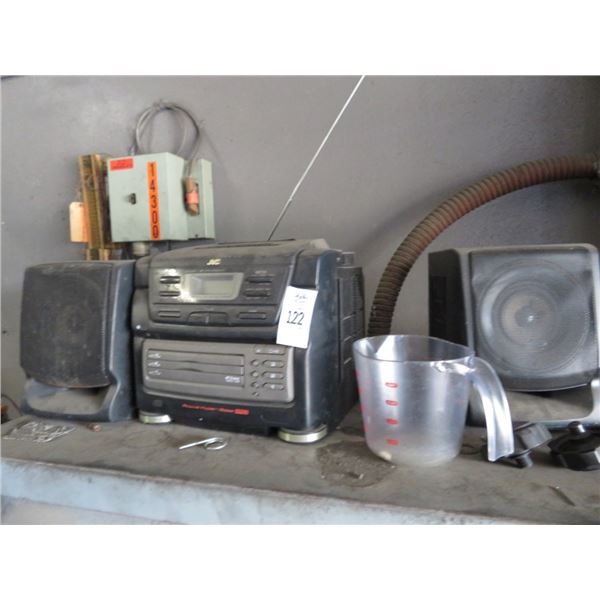 JVC CD Player & Speakers