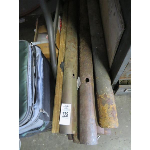 Lot of Metal 3' Pipes (9)