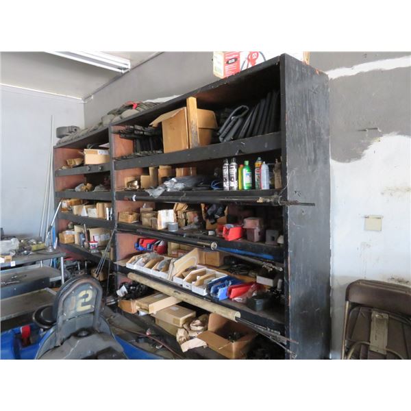 Wood Parts Cabinet w/All Parts
