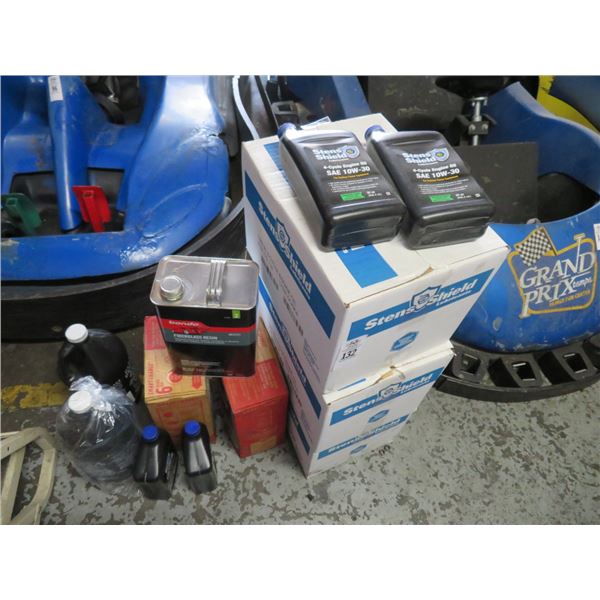 Lot of Oil, Degreaser, Fiberglass Resin