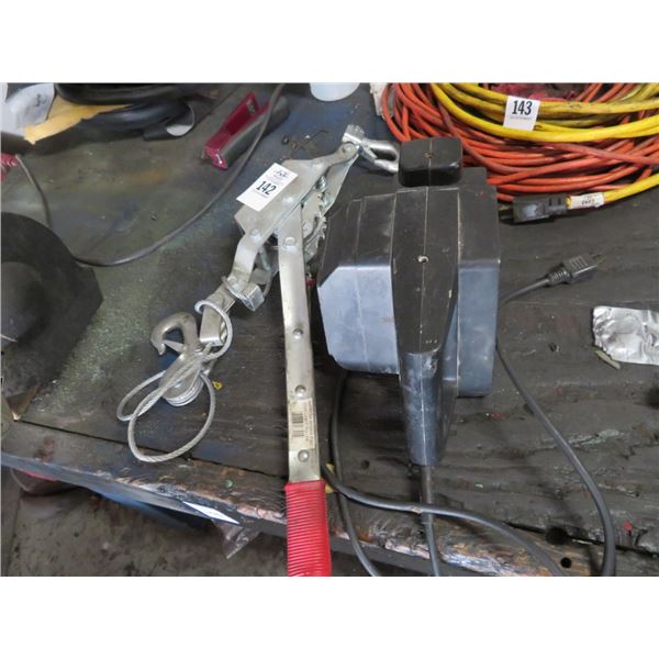 Black & Decker Belt Sander & Come Along