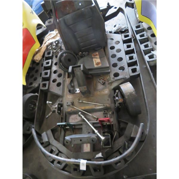 Gas Single Rider Go Kart (Needs Service / Repairs)