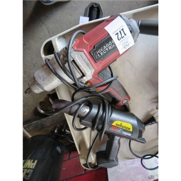 Chicago Electric Impact Wrench, Heat Gun