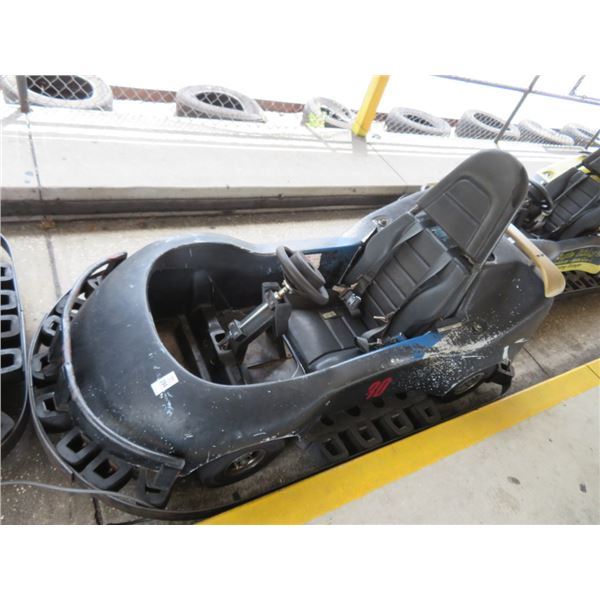 Single Rider Gas Go Kart (Black) - 9 HP